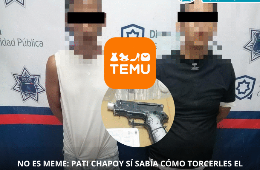Pistolita falsa, amenazas reales: detenidos en Torreón entre Carranza y Cepeda