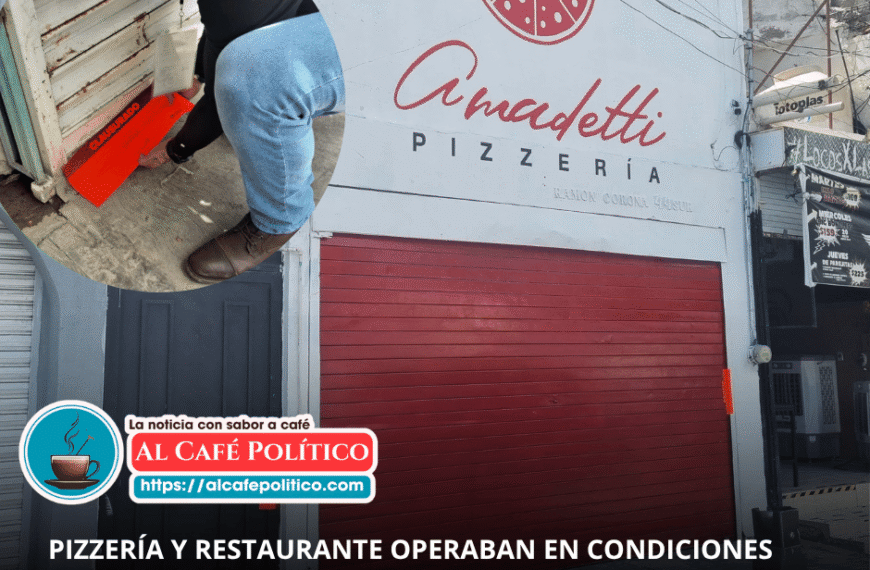 Encuentran plaga en restaurantes de pizzería&hellip;