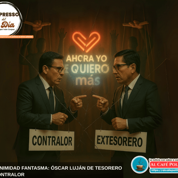 De tesorero fantasma a contralor oficial… ¿Quién dijo…