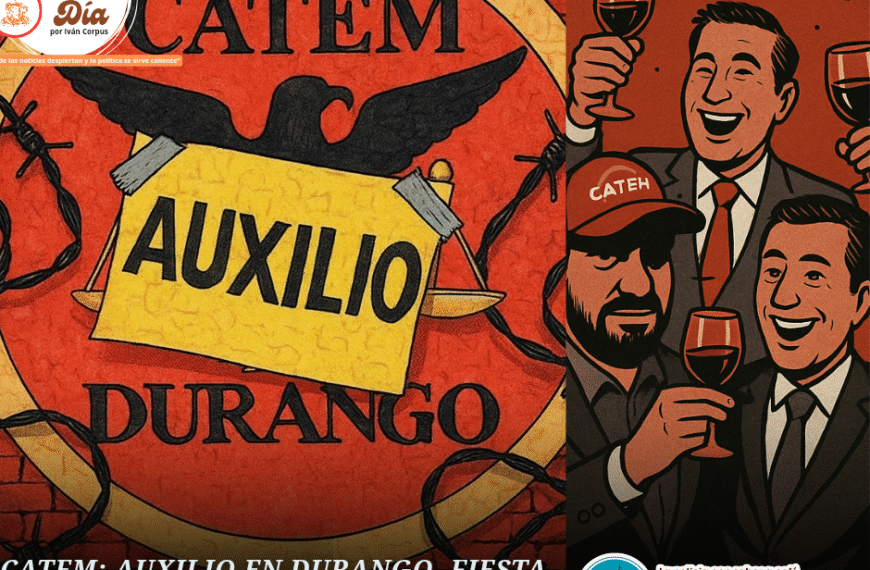 Tentáculos de CATEM: caos en Durango y de fiesta en Coahuila