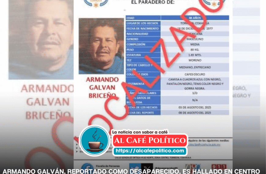 Localizan en Gómez Palacio a Armando&hellip;