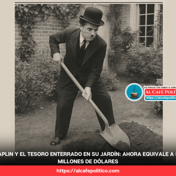 Chaplin enterró su fortuna en el jardín: hoy…