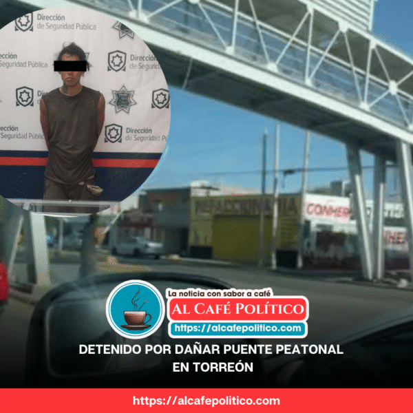 Persecución y detención: hombre causa daños en puente&hellip;