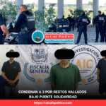 Doce y ocho años de cárcel por restos hallados en Puente Solidaridad