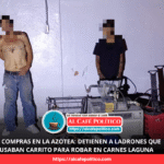 Persecución en la azotea: dos detenidos por robo a Carnes Laguna con carrito de supermercado