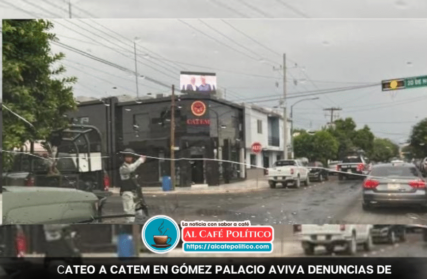 Guardia Nacional catea oficinas de CATEM en Gómez…