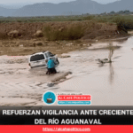 Autoridades estatales recorren ejidos ante escurrimientos del Aguanaval