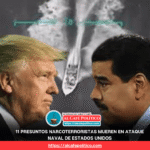 Trump difunde video de operativode ataque a buque ligado a Venezuela: 11 muertos