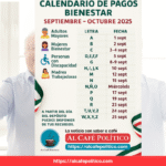 Calendario Bienestar: revisa cuándo cae tu depósito en septiembre