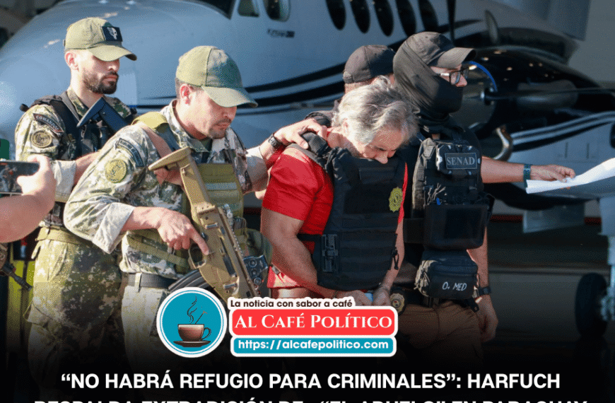 Harfuch aplaude expulsión de Hernán Bermúdez desde Paraguay