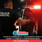 Joven de 15 años recibe apoyo psicológico tras intento de suicidio en Torreón