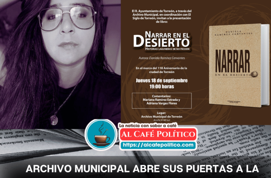 Historias laguneras en la presentación del libro de Daniela Ramírez Cervantes