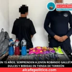 Intentaba huir por la azotea: menor tras robar frituras, dulces y mazapanes