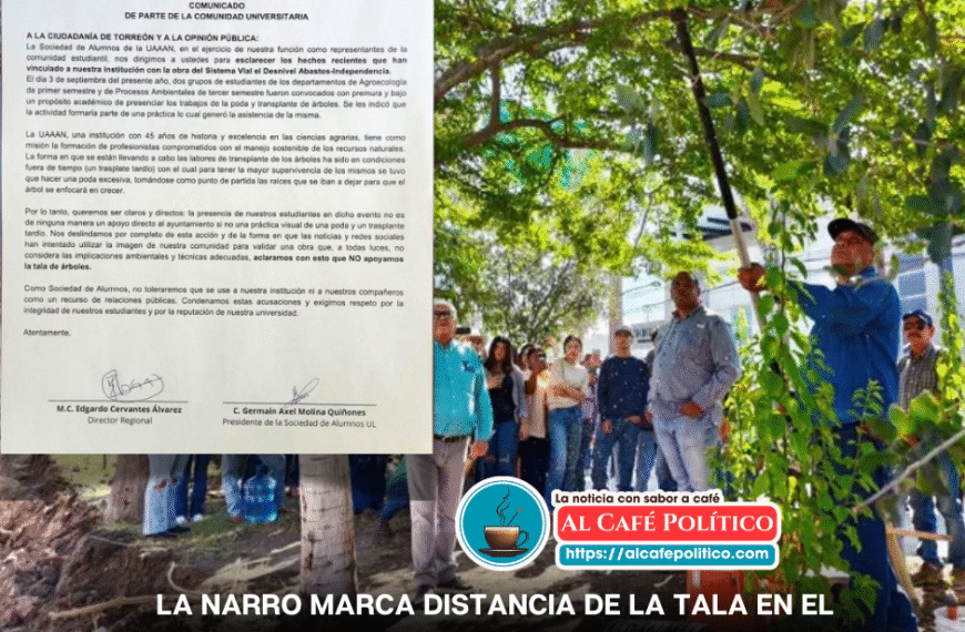 Narro se deslinda de tala ligada al Desnivel Abastos-Independencia