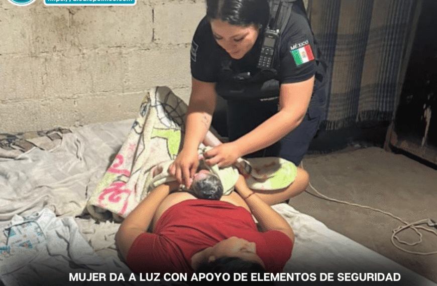 Joven de 20 años da a luz con asistencia de policías en Gómez Palacio