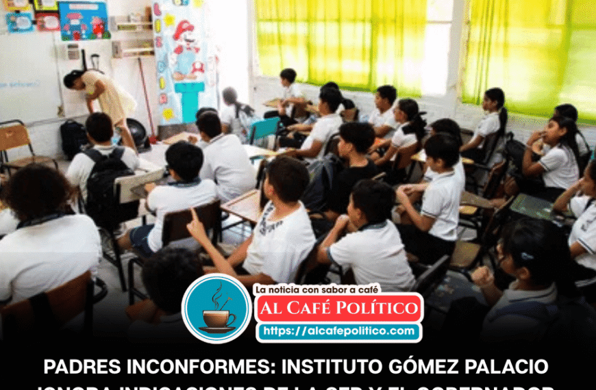 “Obligan a nuestros hijos a ir a clases”: madre reclama al Instituto Gómez Palacio por no respetar el megapuente en Durango