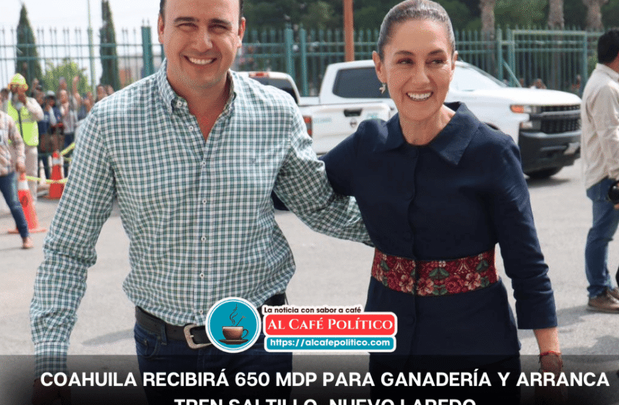 Sheinbaum y Manolo anuncian más de 100 mil mdp de inversión en Coahuila