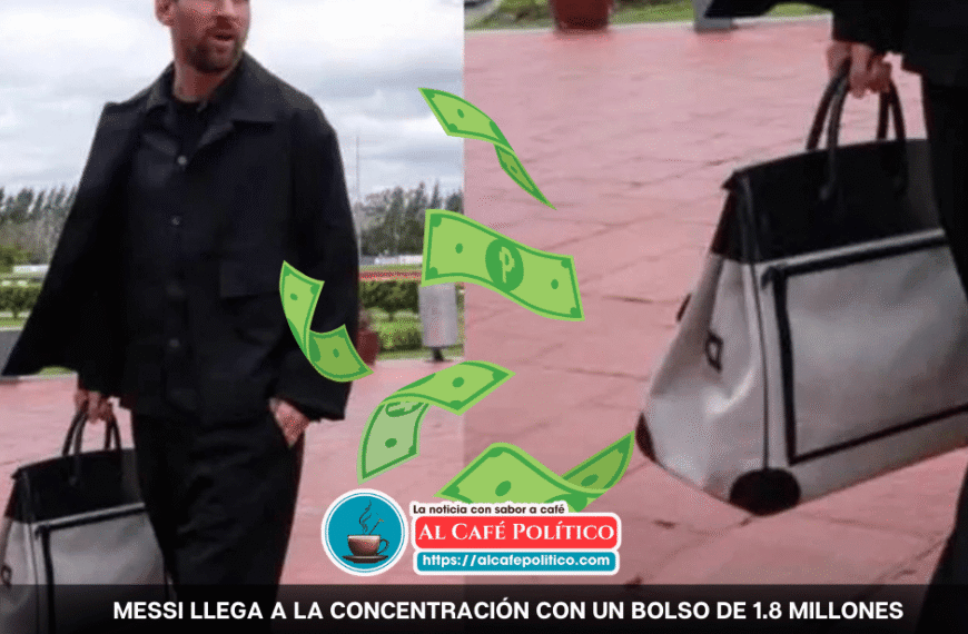 Messi entra a la cancha con un Birkin de 1.8 millones de pesos bajo el brazo