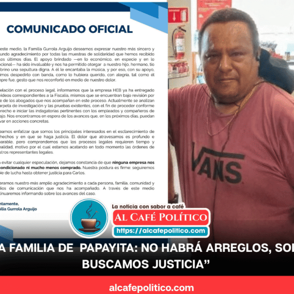 La familia de «Papayita» reitera: no habrá arreglos,…