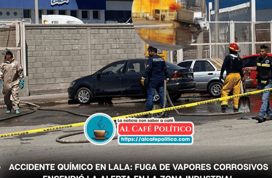 Derrame químico en Complejo LALA provoca nube tóxica y moviliza a cuerpos de emergencia