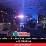 Rescatan a 80 usuarios del Teleférico tras apagón en Torreón