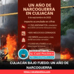 Culiacán: 12 meses de guerra interna y miles de víctimas
