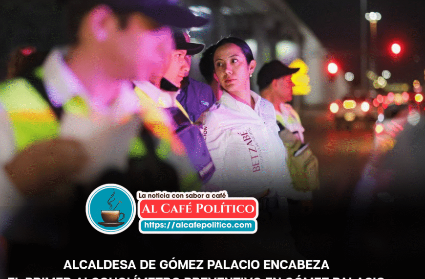 Betzabé Martínez lidera operativo de alcoholímetro preventivo en GP