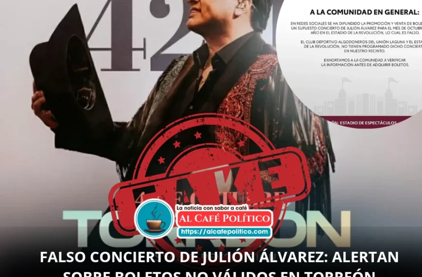 Falso concierto de Julión Álvarez: alertan sobre boletos…