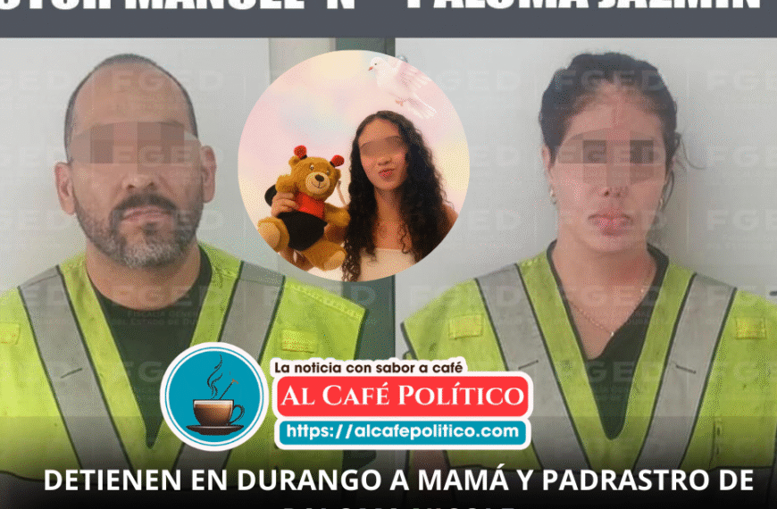 Detienen a mamá y padrastro de Paloma Nicole en Durango
