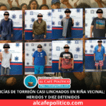 Dos policías de Torreón heridos tras riña que casi termina en linchamiento; diez detenidos