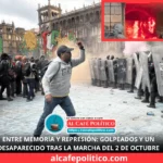 El 2 de octubre no se olvida… pero la violencia lo ensombrece en el Zócalo