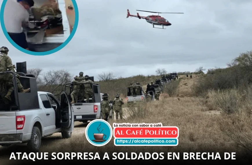 Civiles armados atacan a soldados en brecha de Coahuila