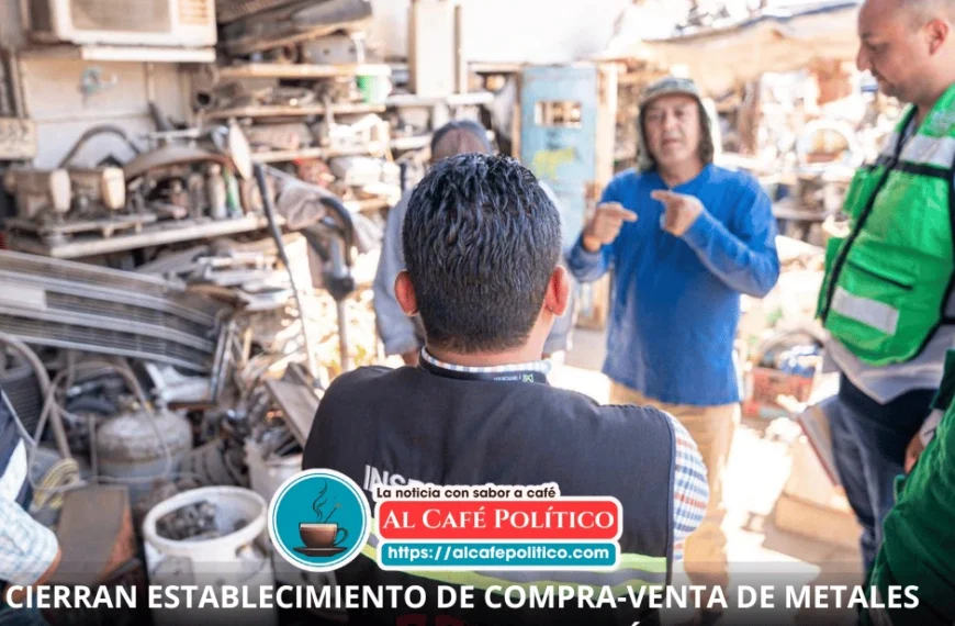 Clausuran recicladora sin permisos, en operativo de Inspección y Medio Ambiente