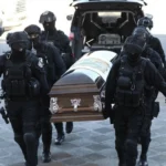 Rinden homenaje al policía estatal Miguel Ángel Martínez Hernández en Saltillo