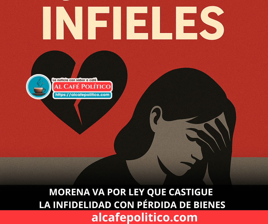 Diputada de Morena propone que infieles pierdan todo al divorciarse