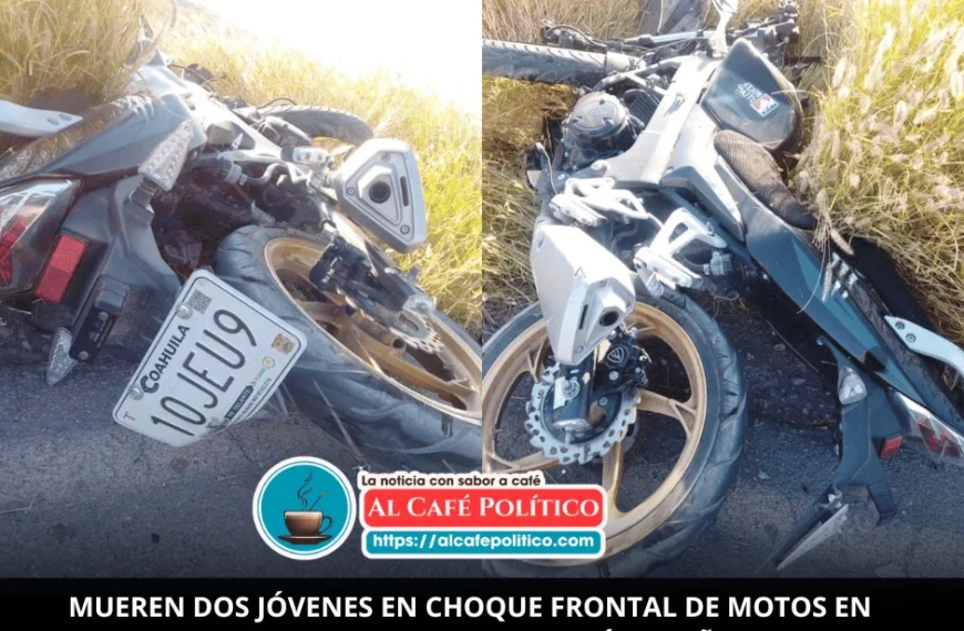 Dos jóvenes pierden la vida tras choque de motos; uno tenía solo 15 años