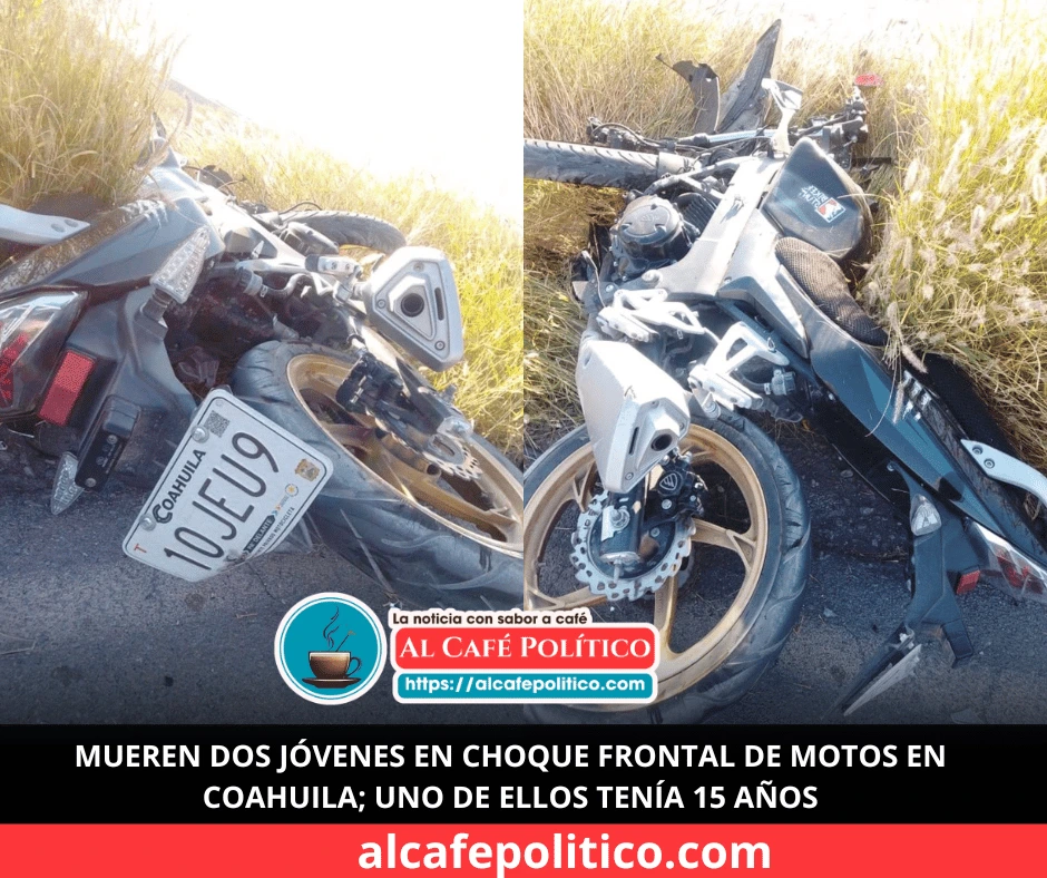 Dos jóvenes pierden la vida tras choque de motos; uno tenía solo 15 años