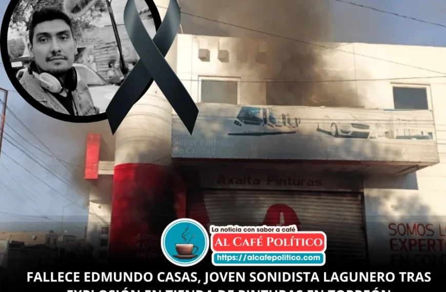 Fallece Mundo Casas, joven sonidista que sufrió quemaduras tras explosión en tienda de pinturas en Torreón
