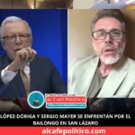 Choque en vivo: López-Dóriga y Sergio Mayer se enfrentan por el bailongo de diputados