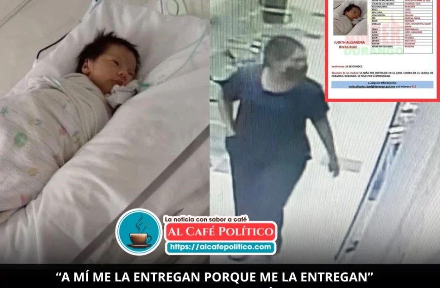 Durango busca a Judith: bebé robada por una mujer vestida de enfermera