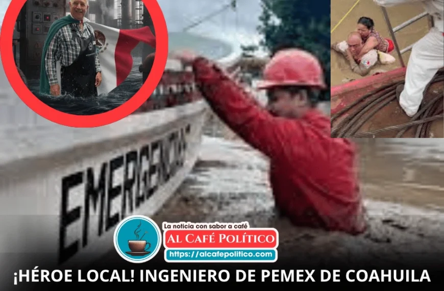 Un coahuilense que no esperó órdenes… y salvó vidas en Poza Rica