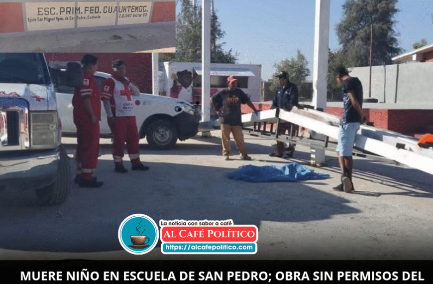 Muere niño de 6 años al desplomarse techumbre en primaria de San Pedro
