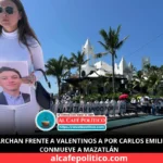 Mazatlán se une en una marcha frente a Valentinos por Carlos Emilio