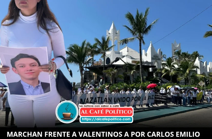 Mazatlán se une en una marcha frente a Valentinos por Carlos Emilio