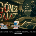 «Es culpa de Calderón»: responsabilidad política asesinada en Gómez Palacio