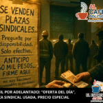 Plazas sindicales, paga hoy, quizá trabajes mañana