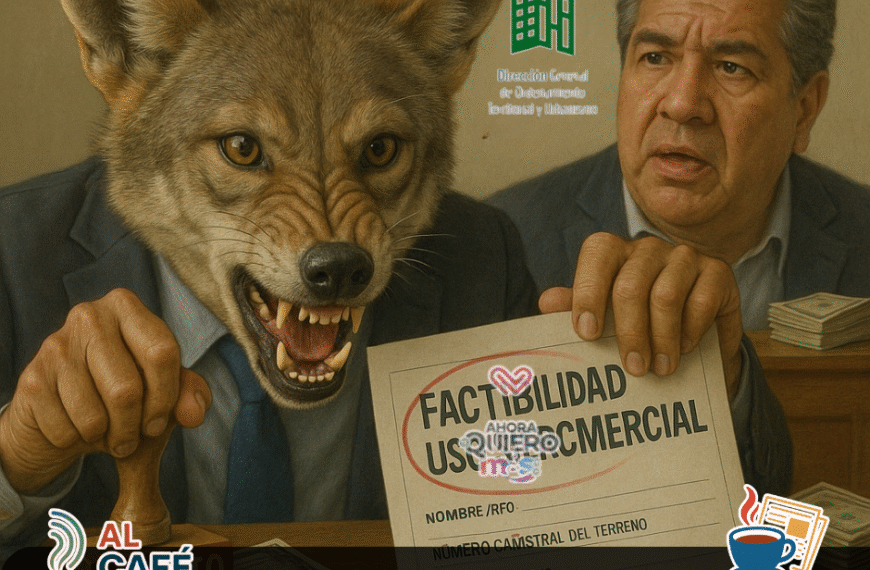 “Prohibido usar «coyotes»… excepto los de casa”