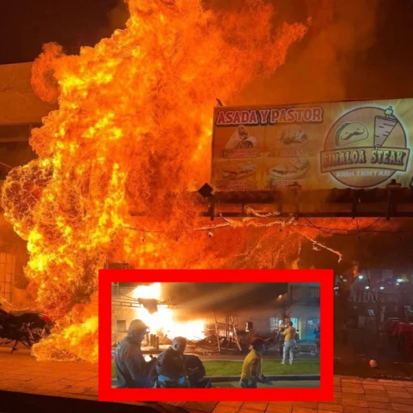 VIDEO: así explotó taquería en Mazatlán; hay 3…