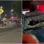 Cconductor es linchado por más de 200 motociclistas