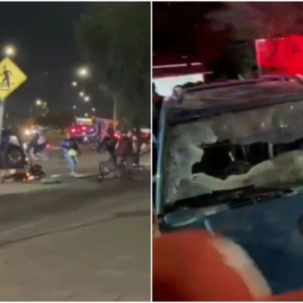 Cconductor es linchado por más de 200 motociclistas